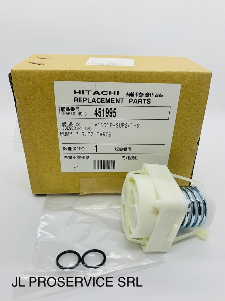 PUMP P-SUP2 PARTS HITACHI