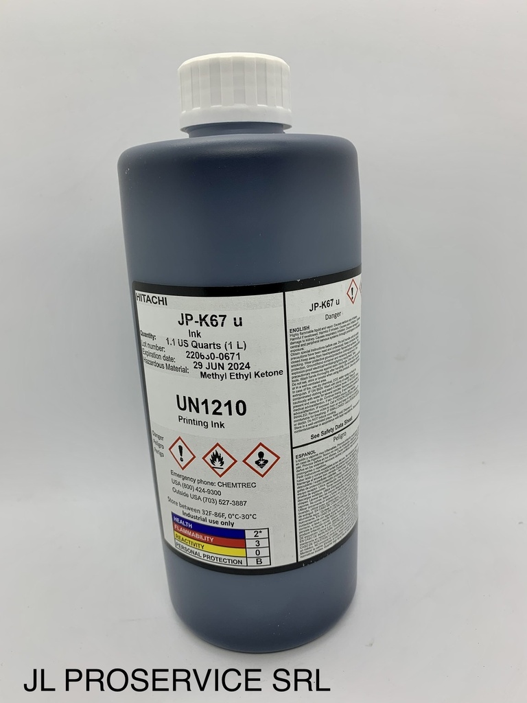 BLACK ESTÁNDAR INK HITACHI
