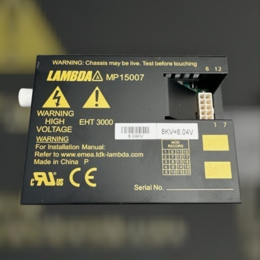 EHT HIGH VOLTAGE POWER SUPPLY LINX
