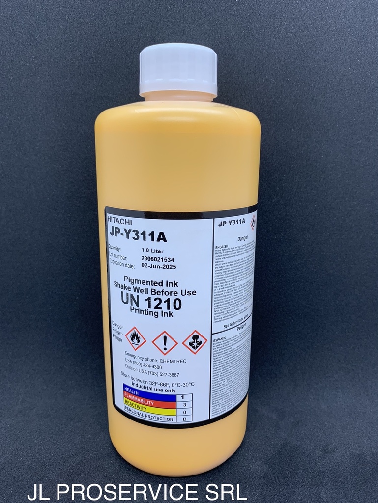 TINTA ALTA PIGMENTACION AMARILLO HITACHI