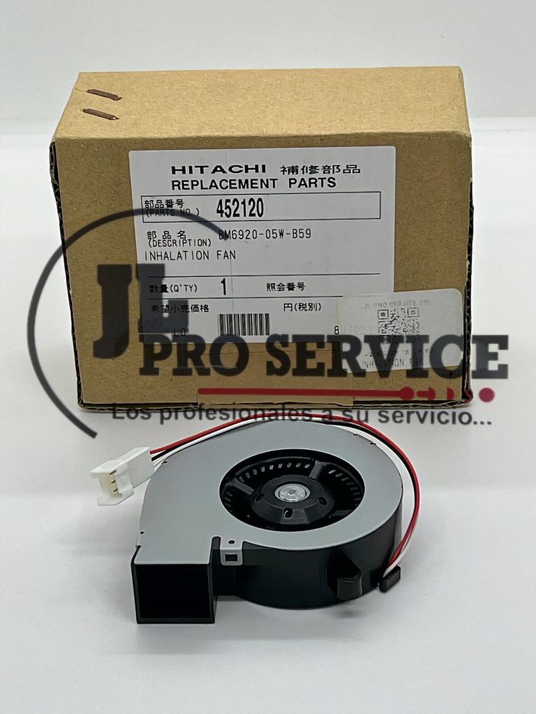 INHALATION FAN HITACHI