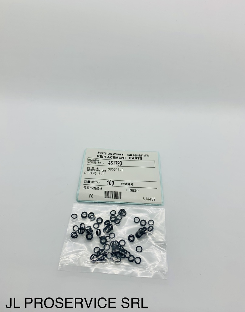 O-RING 3.9 HITACHI