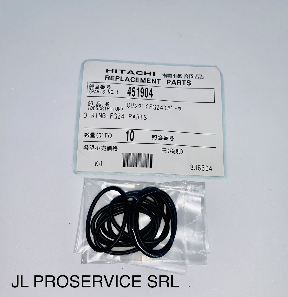 O-RING FG24 PARTS HITACHI