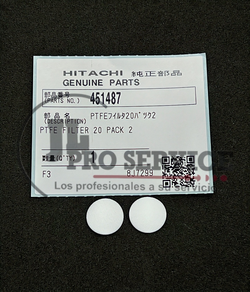 PTFE FILTER 20 MAKE-UP HITACHI