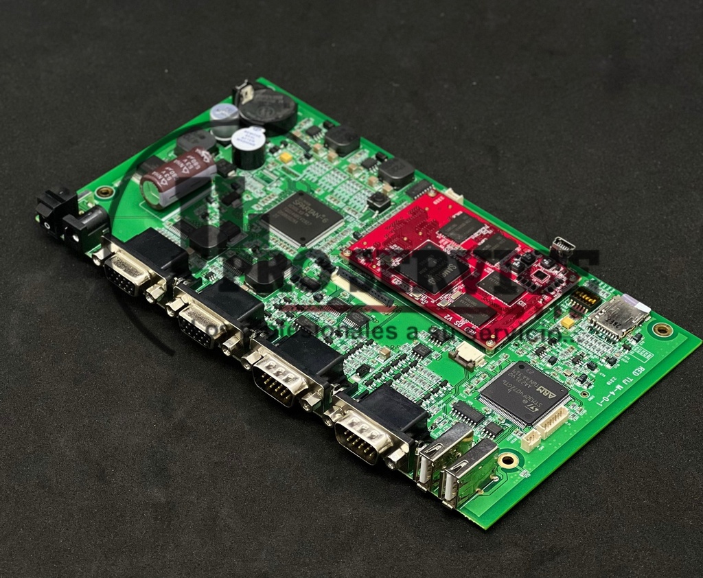 Main Board without CPU Board RED