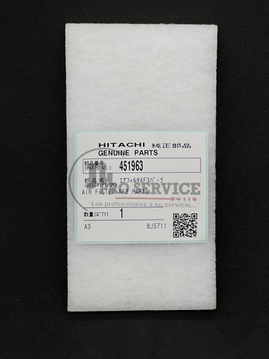 [451963] AIR FILTER AF3 PARTS HITACHI