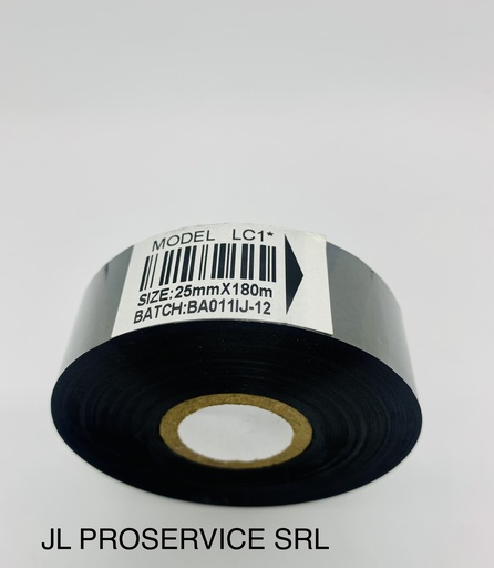 [LC1-25180] HOT STAMP RIBBON 25MM X 180M 
