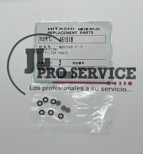 [451518] MGV FILTER PARTS HITACHI