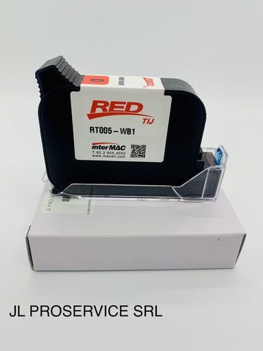 [RT-005-WB1] WATER BASED BLACK INK 1/2 CARTRYDGE RED 