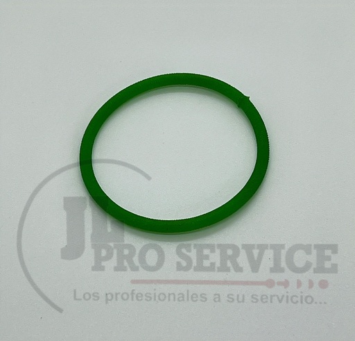[RS09241B] CORREA DE GOMA VERDE 241B