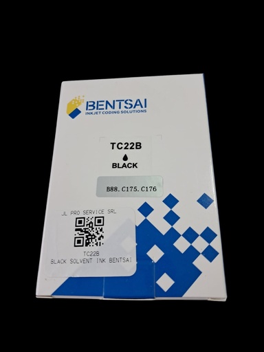 [TC22B] BLACK SOLVENT INK BENTSAI 0.5"