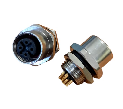 [M12 H 4] CONECTOR M12 HEMBRA 4 PIN
