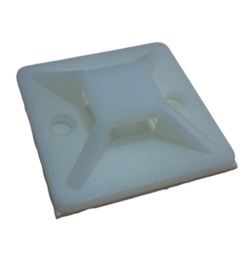 [HA 102] BASE ADhESIVO PARA CABLE  1"