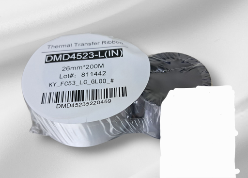 [DMD4523L] RIBBON TINTA BLANCO HPRT DC24A (26mm x 200M)